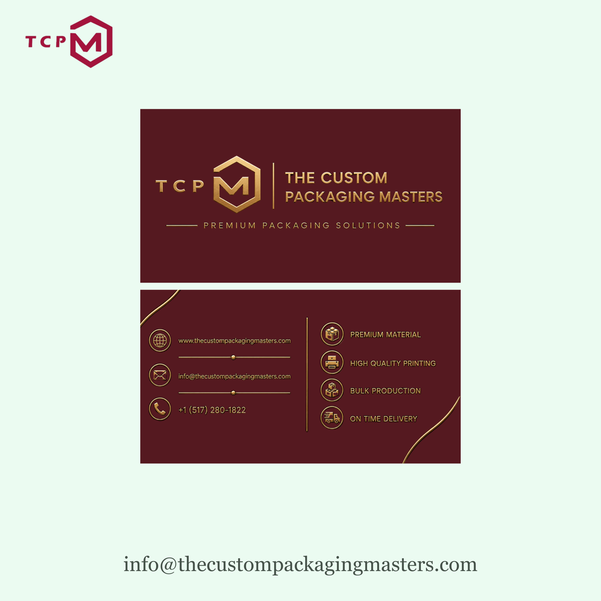 Embossed Business Cards