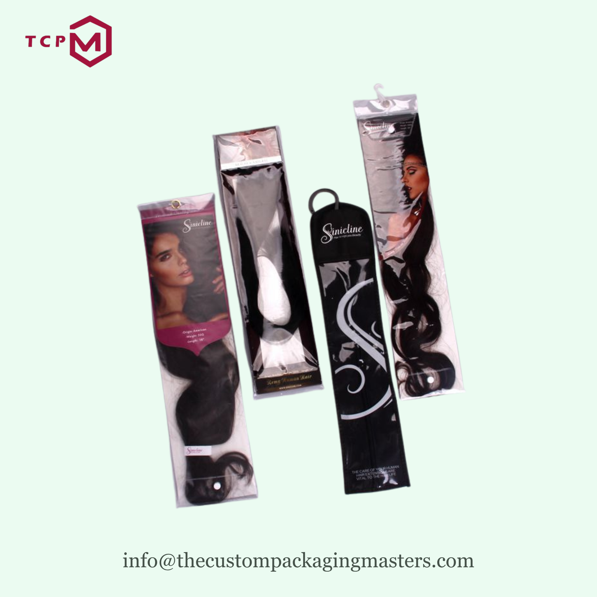 Custom Hangable Hair Extension Boxes