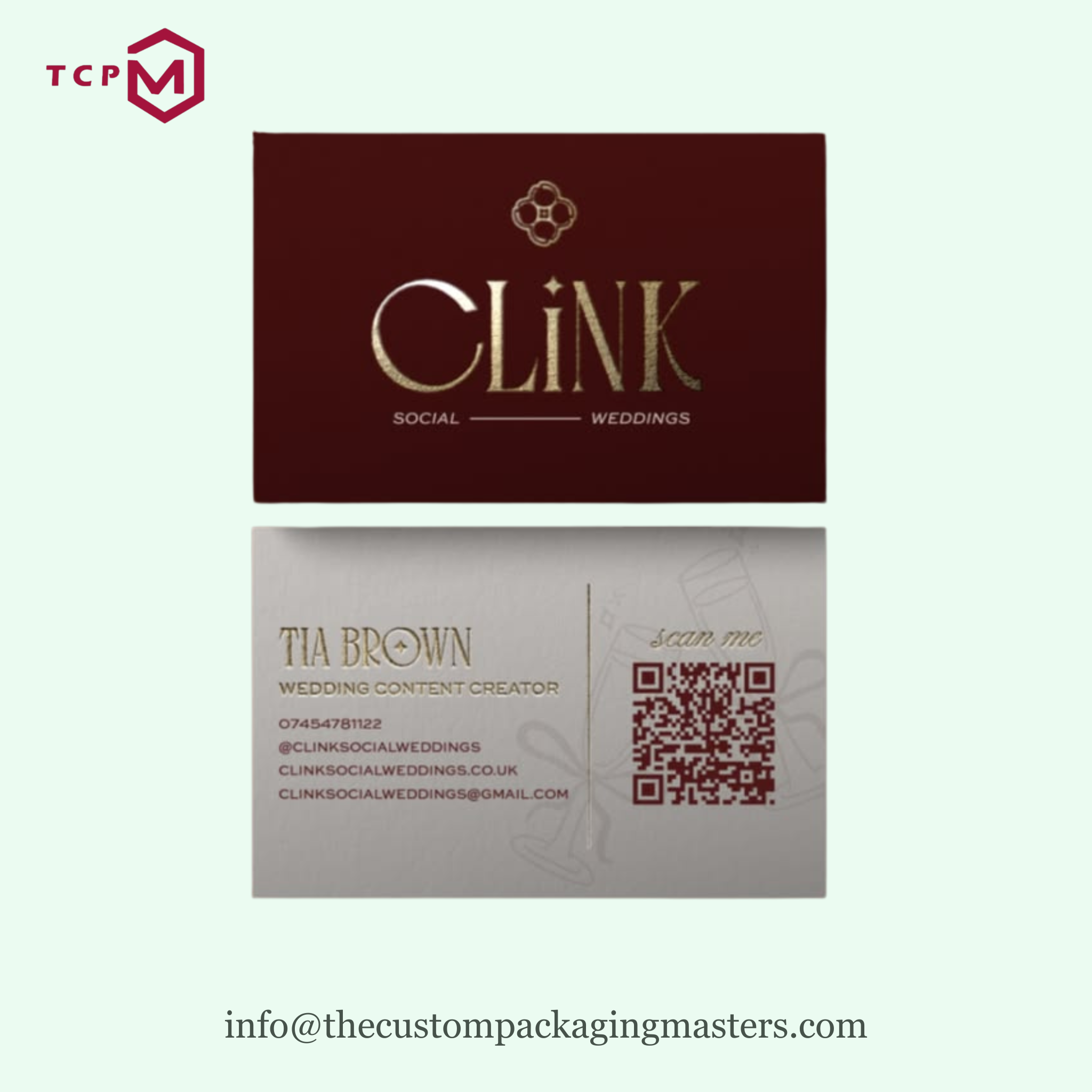 BUSINESS CARDS WITH FOILING